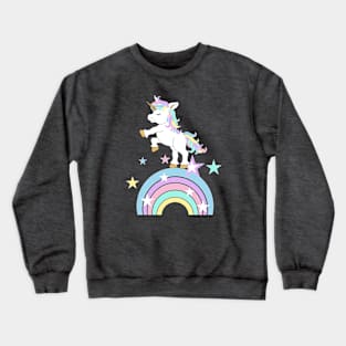 Rainbow Unicorn Crewneck Sweatshirt